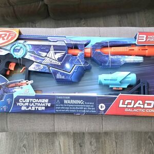Nerf Galactic Blaster - Blue, Orange, and Black